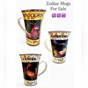 Vintage Zodiac Sign Mug Bundle